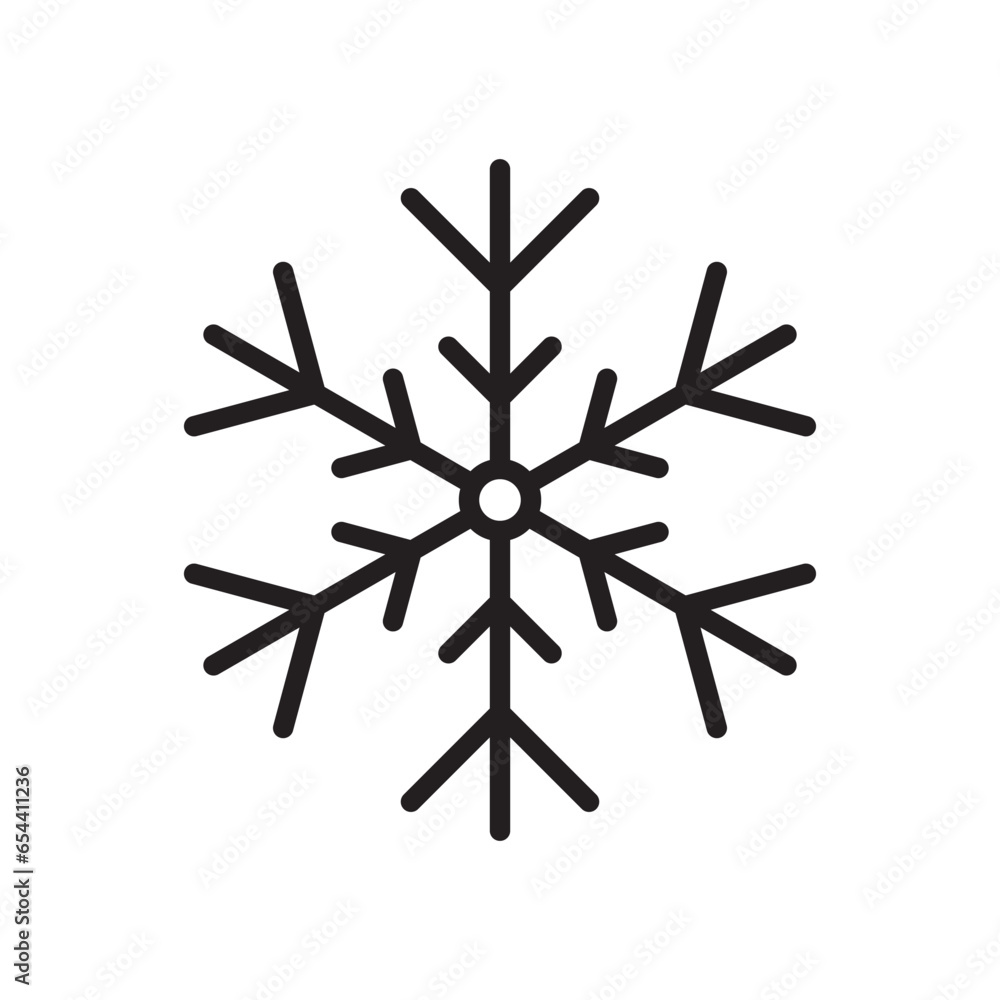 Winter snowflake vector icon. Snow flat sign design. Snowflake linear icon. Snowflake symbol pictogram. Crystal snow UX UI icon Winter snowflake vector icon. Snow flat sign design. Snowflake linear icon. Snowflake symbol pictogram. Crystal snow UX UI icon