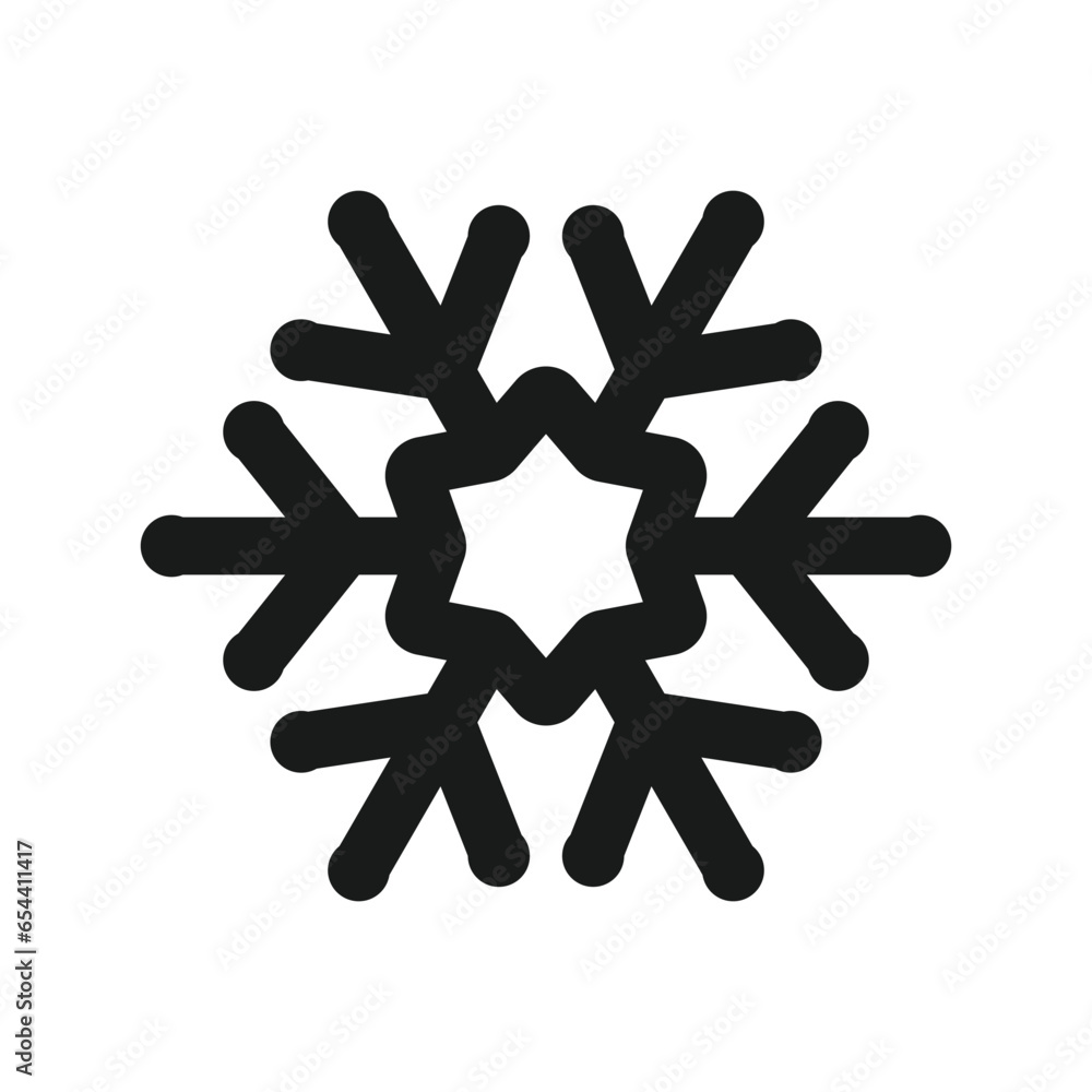Winter snowflake vector icon. Snow flat sign design. Snowflake linear icon. Snowflake symbol pictogram. Crystal snow UX UI icon Winter snowflake vector icon. Snow flat sign design. Snowflake linear icon. Snowflake symbol pictogram. Crystal snow UX UI icon