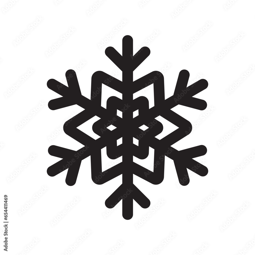 Winter snowflake vector icon. Snow flat sign design. Snowflake linear icon. Snowflake symbol pictogram. Crystal snow UX UI icon Winter snowflake vector icon. Snow flat sign design. Snowflake linear icon. Snowflake symbol pictogram. Crystal snow UX UI icon