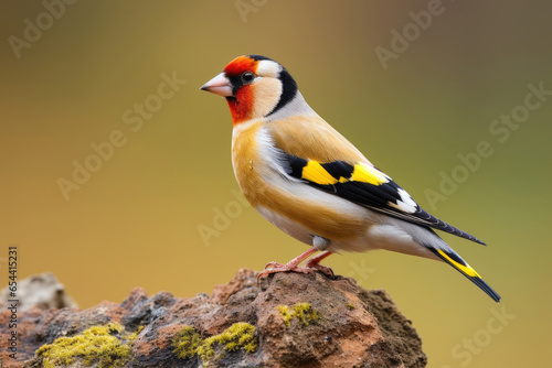 Royal finch bird in the wild