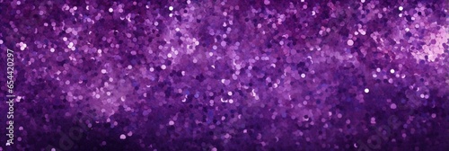Sparkling purple and  silver background texture, a mesmerizing symphony of glitter, confetti, and grunge, weaving a visual tale with nuanced elements, celebrating vibrant chaos, web banner photo