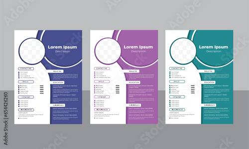 Corporate Resume   Design Template.