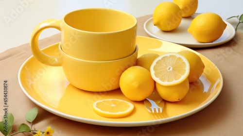 lemon style dinnerware set