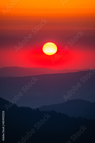 Sonnenaufgang - Hochlantsch - Teichalm - Almenland photo