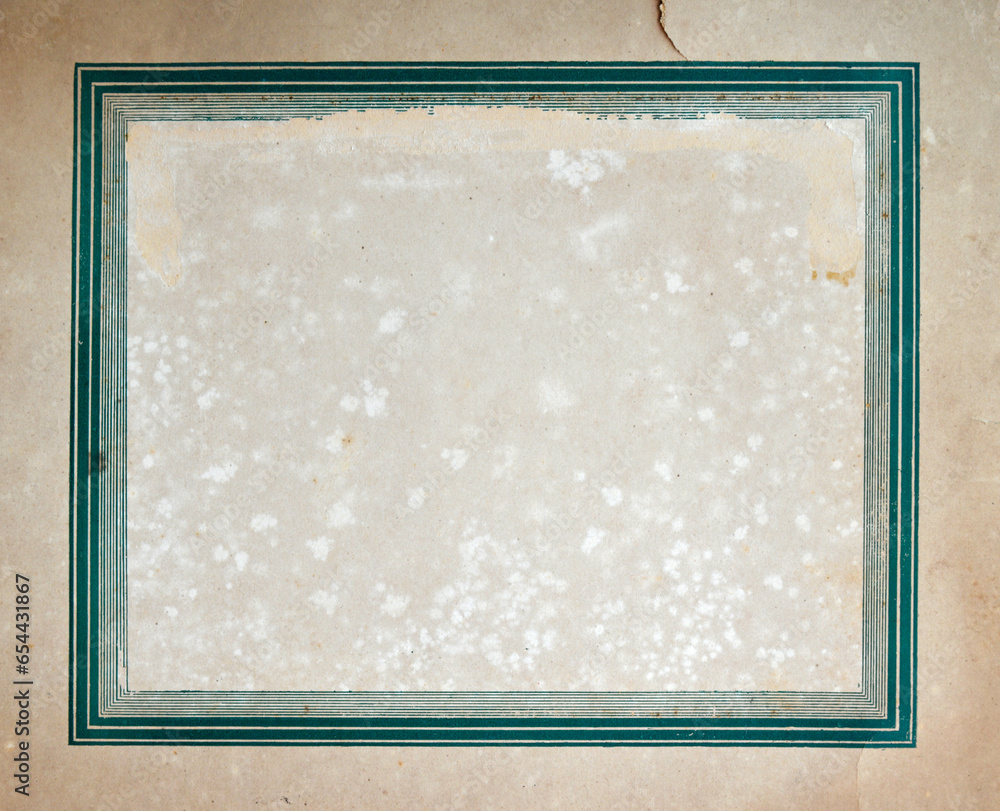 Fototapeta premium Old paper vintage background with frames