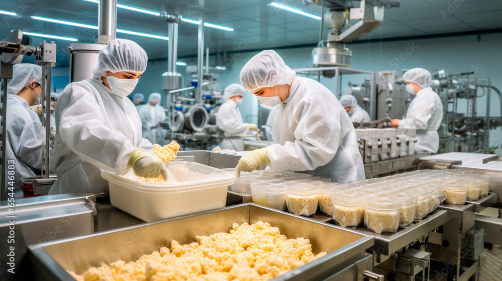 Food production, including meat, dairy products, cereals. Generative AI