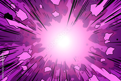 purple color comic style background