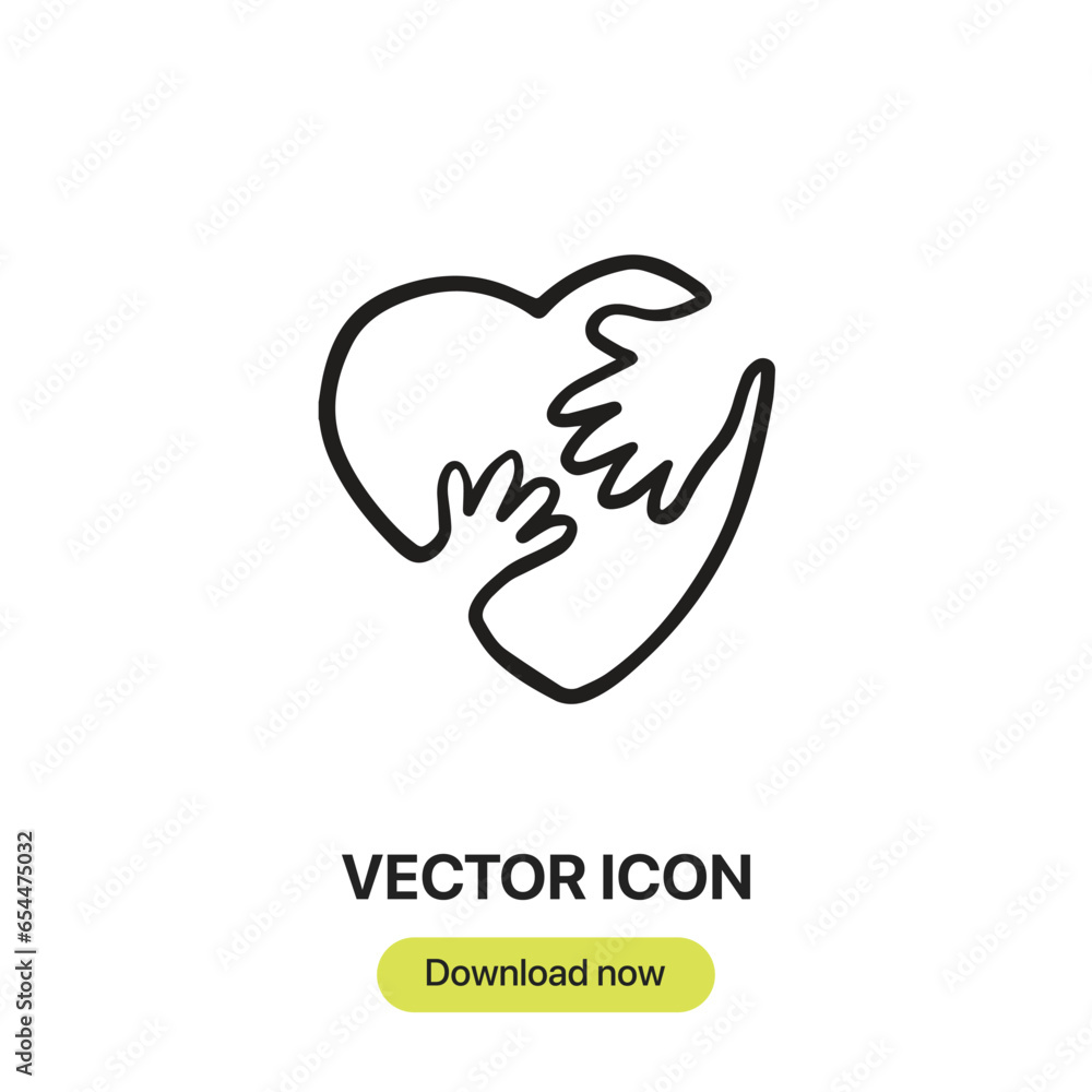 Heart icon vector. Linear-style sign for mobile concept and web design. Heart symbol illustration. Pixel vector graphics - Vector. Heart icon vector. Linear-style sign for mobile concept and web design. Heart symbol illustration. Pixel vector graphics - Vector.