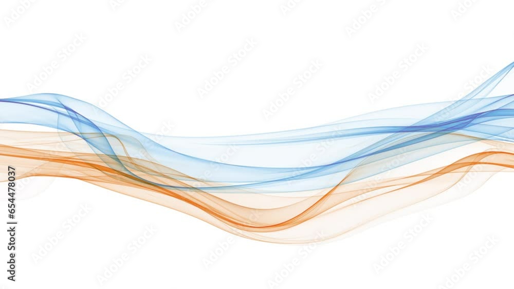 Abstract blue/orange lines Abstract blue/orange lines