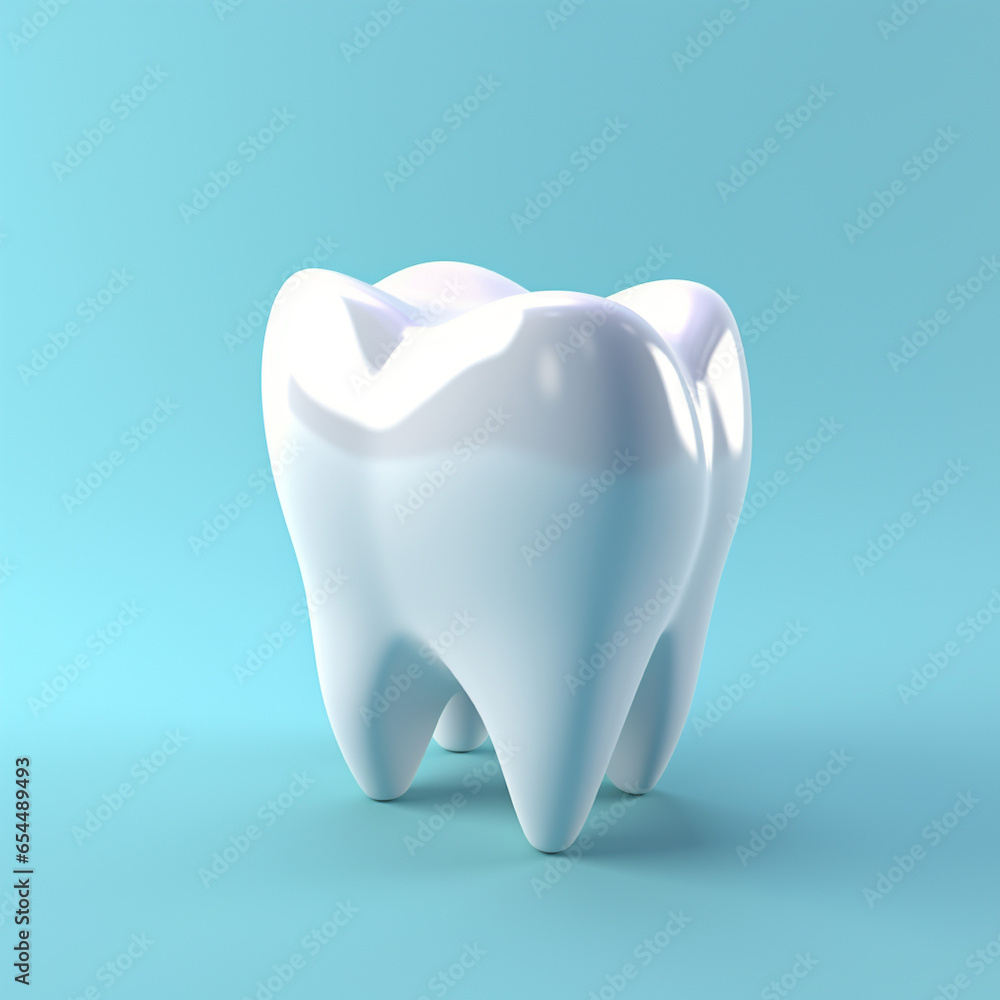 White teeth in a colorful background White teeth in a colorful background