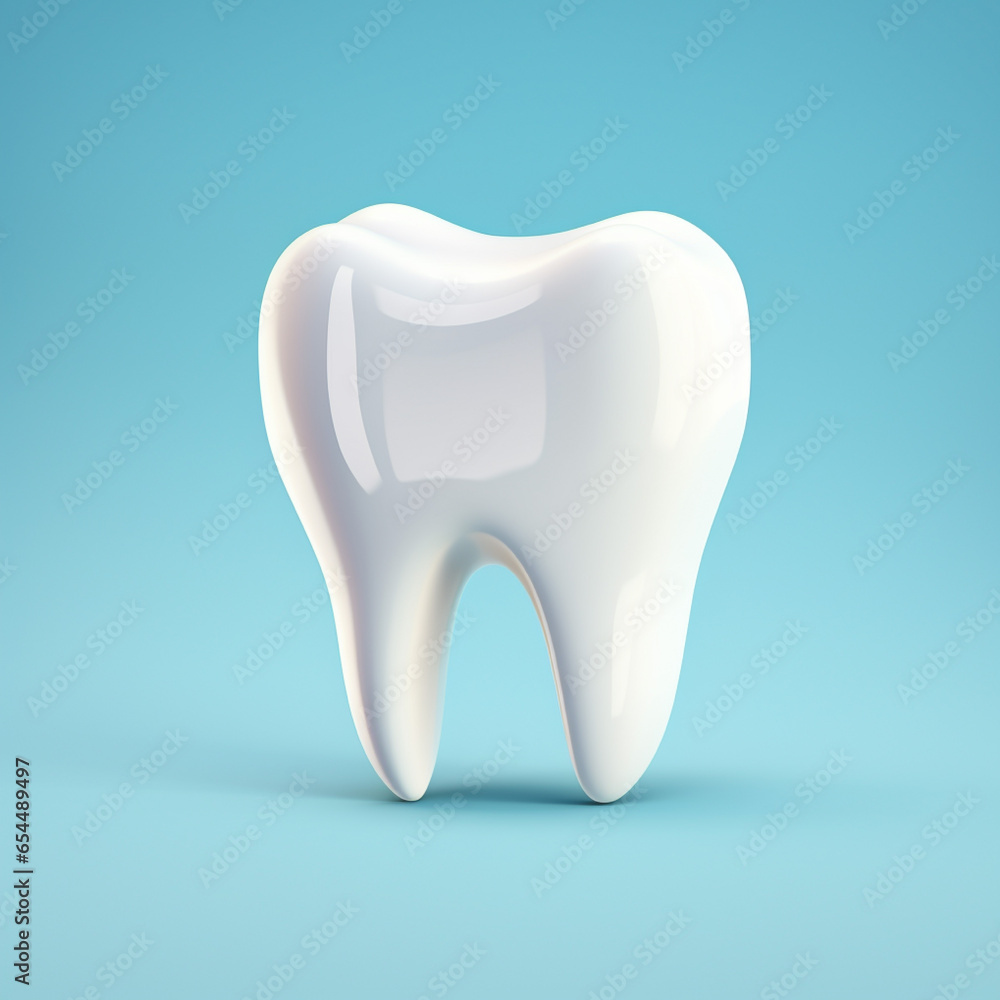 White teeth in a colorful background White teeth in a colorful background
