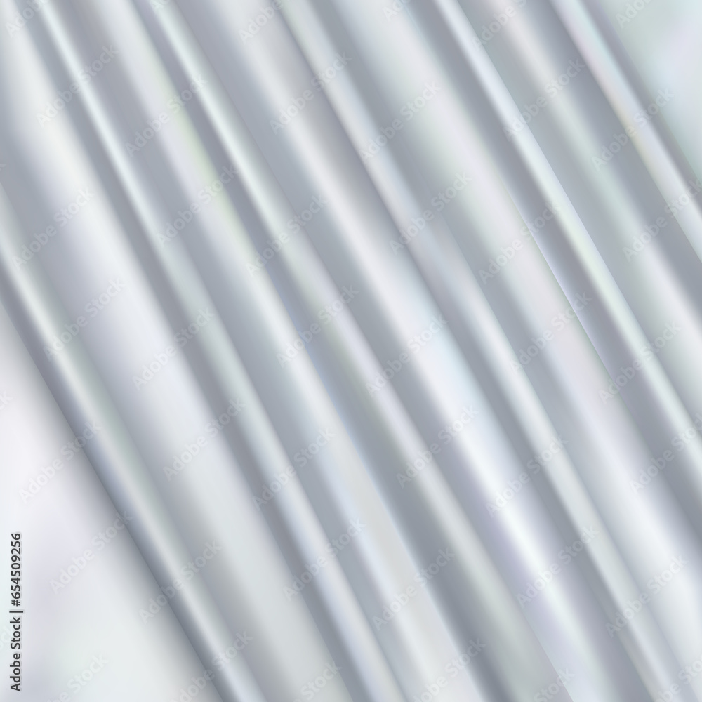 Obraz premium Abstract wrinkled gray fabric. Textile sample.
