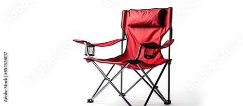 White background isolated portable chair product