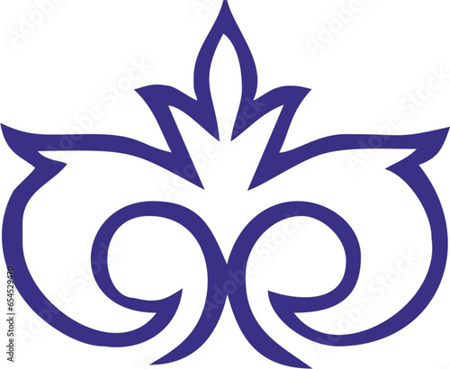 Ornament simple element -75, nomads. central asia. eth love, heart, sign, vector, symbol, icon, illustration, design, art, valentine, tattoo, silhouette, logo, sketch, concept, people, black, drawing