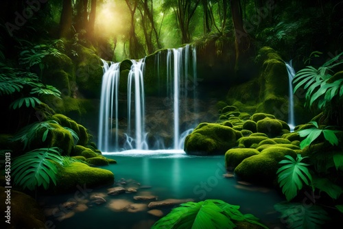 waterfall in the jungle © Ahsan
