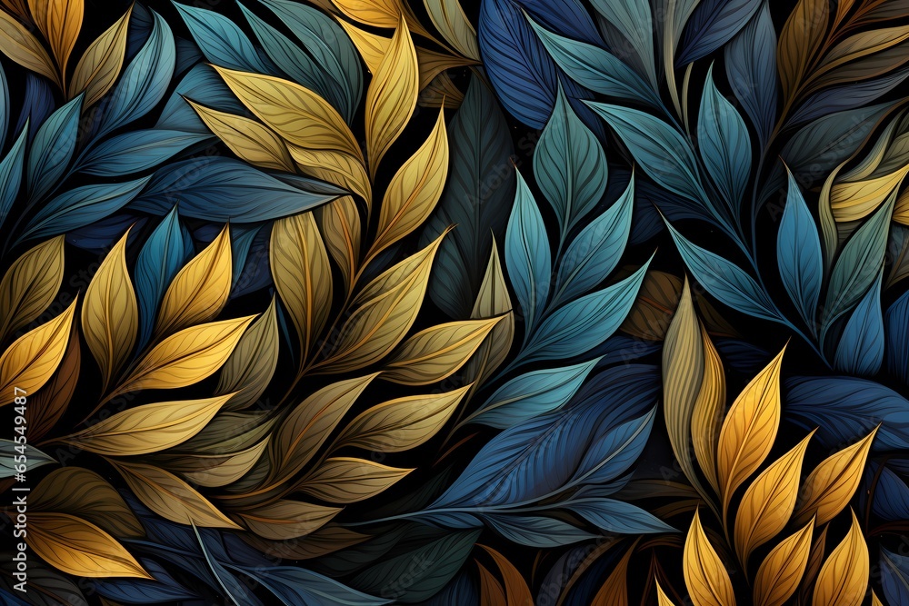 abstract background of yellow autumn leaves abstract background of yellow autumn leaves