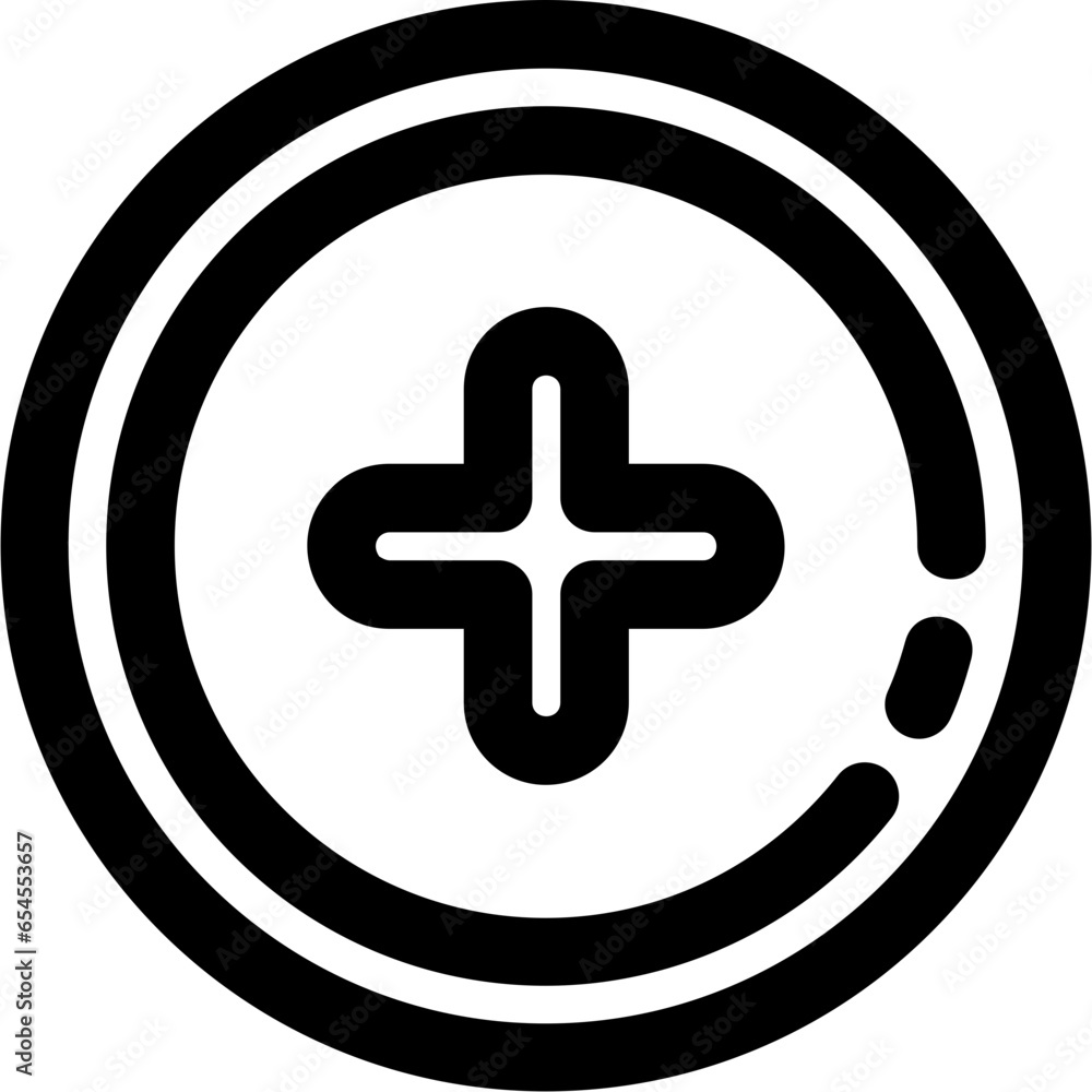 Fototapeta premium Add circle Icon