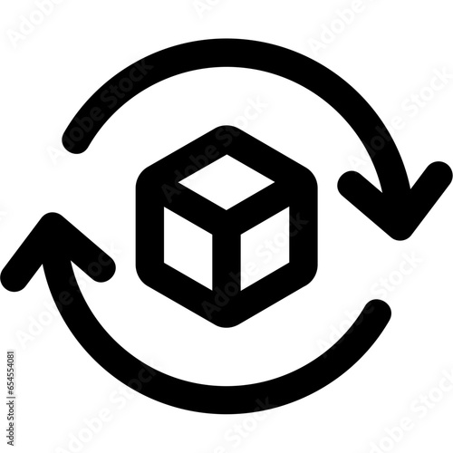 3d rotate 2 Icon