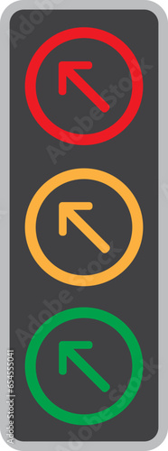 Free Download Arrow Traffic Light Icon Illustration - GFXLoad