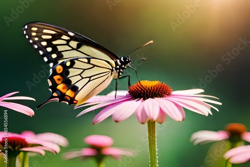 butterfly on flower © Noushah