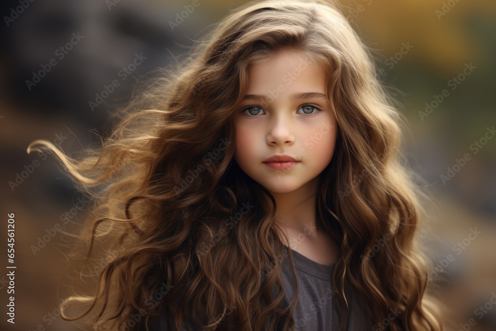 Cute little girl portrait shot Cute little girl portrait shot
