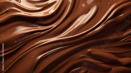 Liquid Chocolate Background