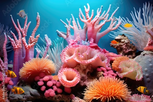 colorful coral reefs