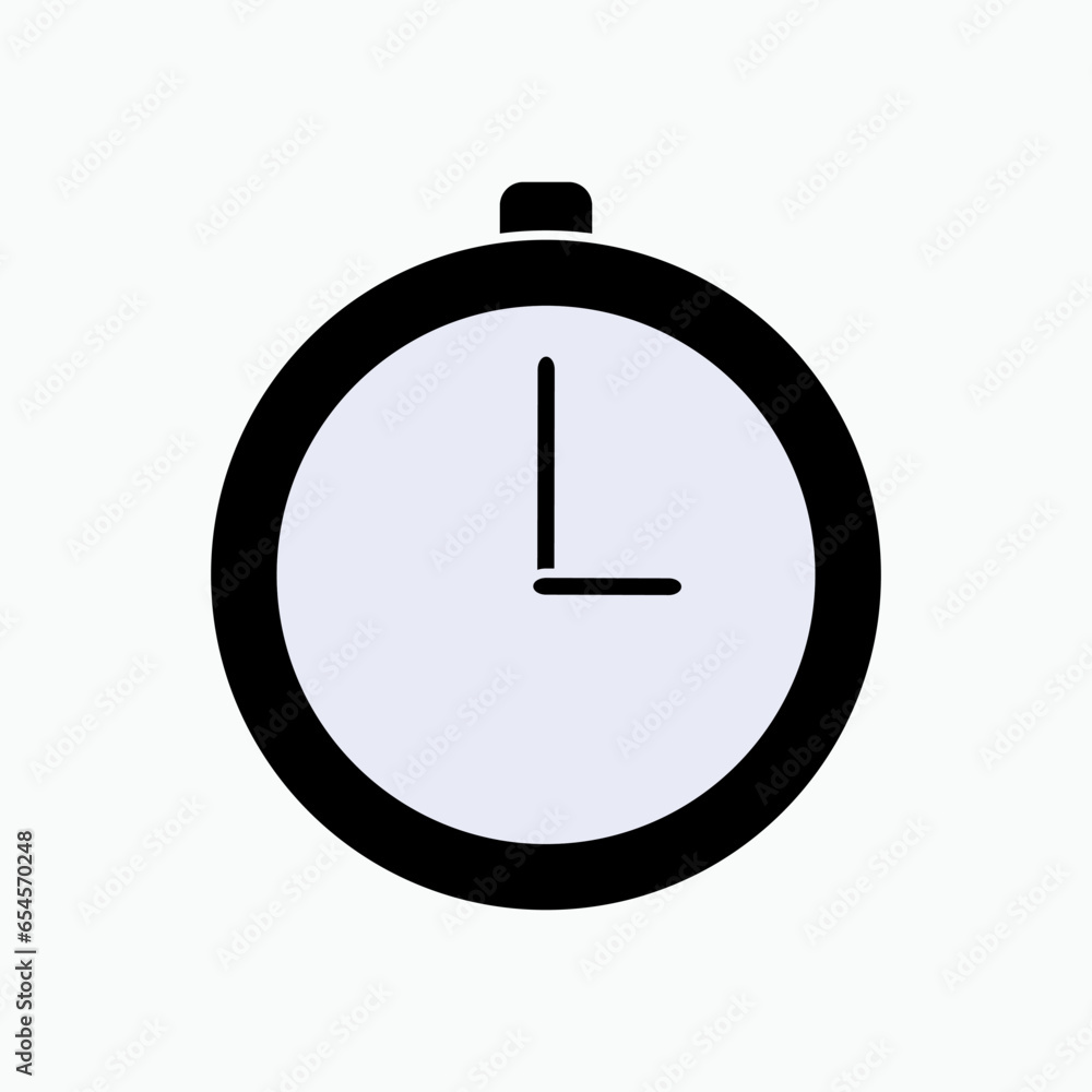 Clock Icon. Time Symbol for Design, Presentation, Website or Apps Elements – Vector. Clock Icon. Time Symbol for Design, Presentation, Website or Apps Elements – Vector.