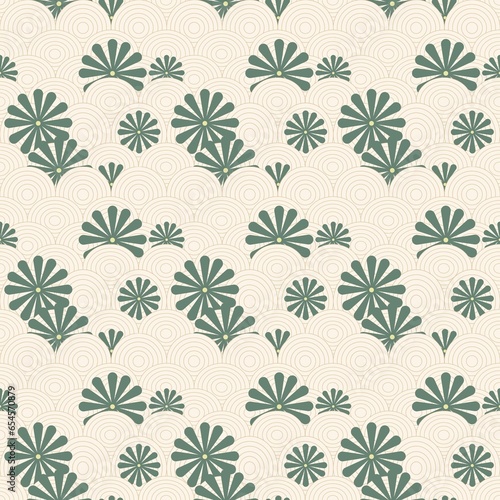 Asian pattern decorative japanese fabric texture background