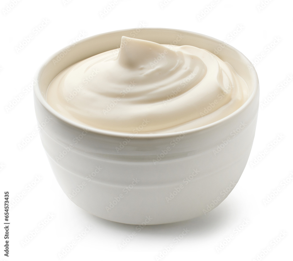 bowl of mayonnaise bowl of mayonnaise