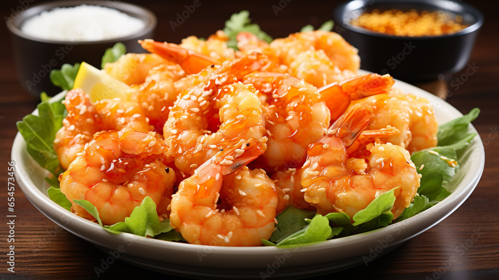 &amp;quot;Knuspriger Genuss: Frittierte Garnelen im verlockenden Teigmantel ...