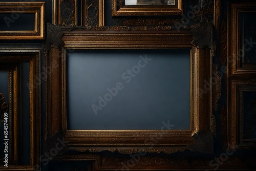 old frame on wall © Ahmad_Art