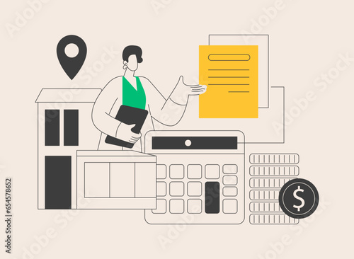 Estate planning abstract concept vector illustration.