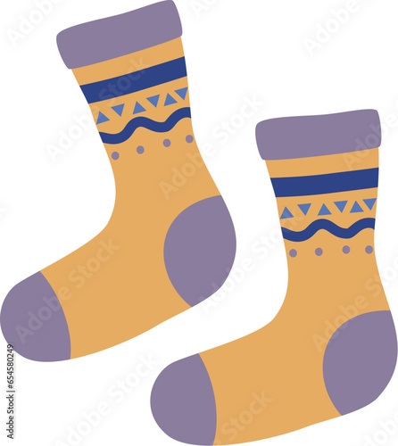 illustration of a socks