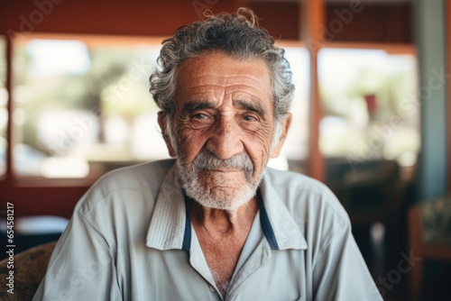 Portrait of a senior man in a nursing home