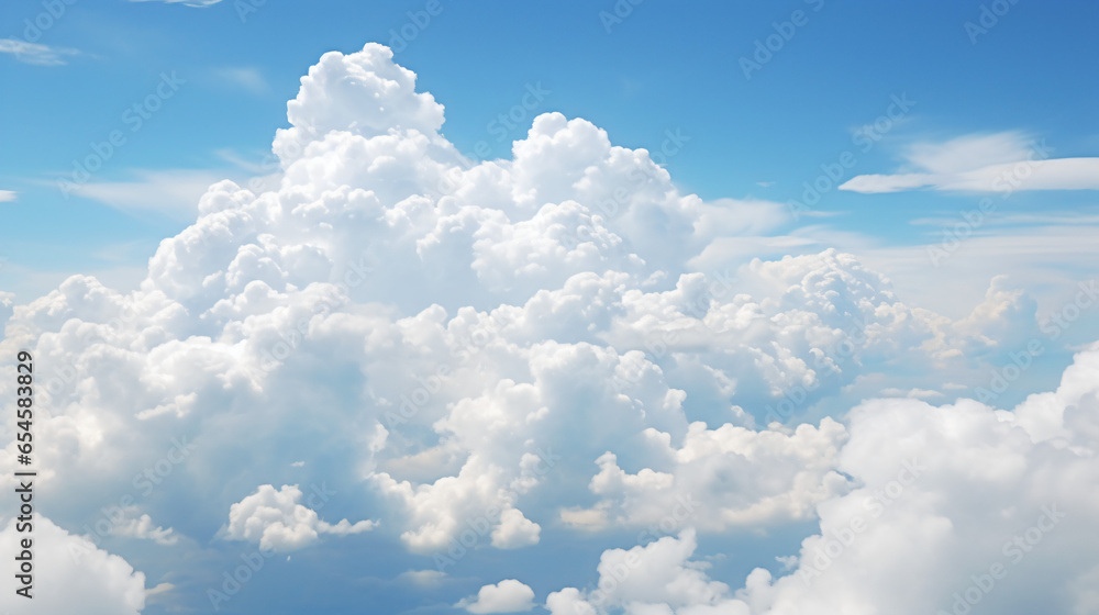 雲がある青空 雲がある青空