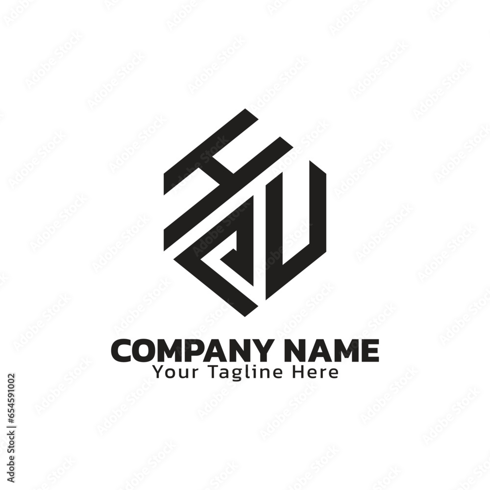 Modern Logo Design With Monogram Style Modern Logo Design With Monogram Style