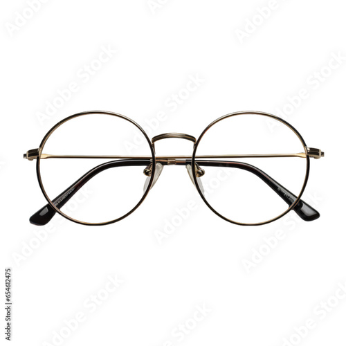 Reading Glasses Isolated on Transparent or White Background