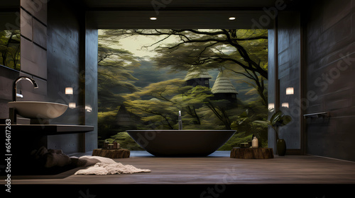 Japanese Zen Concept Bathroom