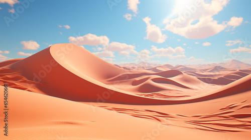 sand dunes in the desert UHD wallpaper Stock Photographic Image