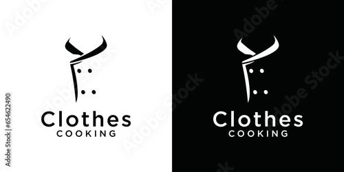 Best vector chef uniform logo for catering food, food or beverage cafes, restaurant industry design inspiration