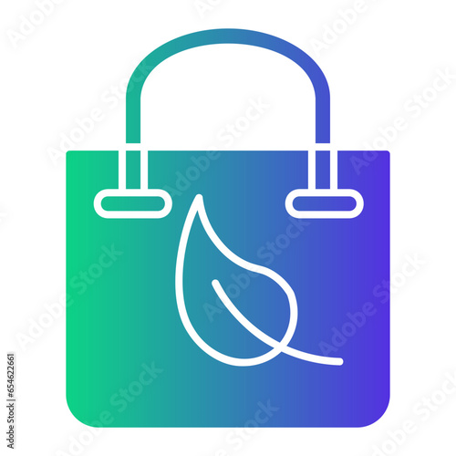 ecological bag icon