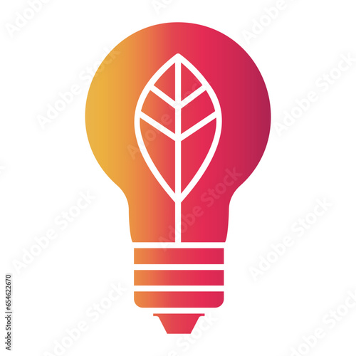 ecological bulb icon