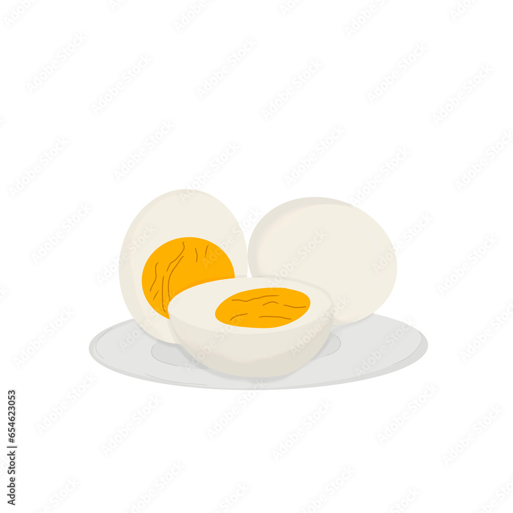 boiled egg on a plate boiled egg on a plate