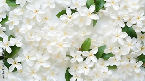 top view Fresh Jasmine flower background