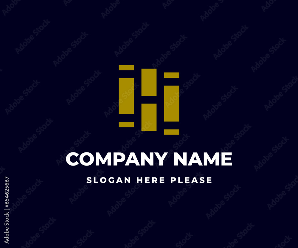 Modern Letter H Logo Design Modern Letter H Logo Design
