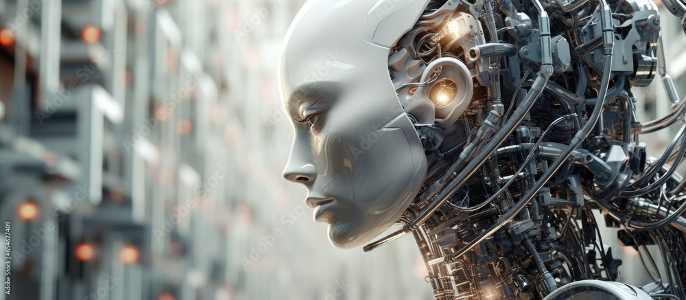 Human machine fusion as futuristic art Human machine fusion as futuristic art