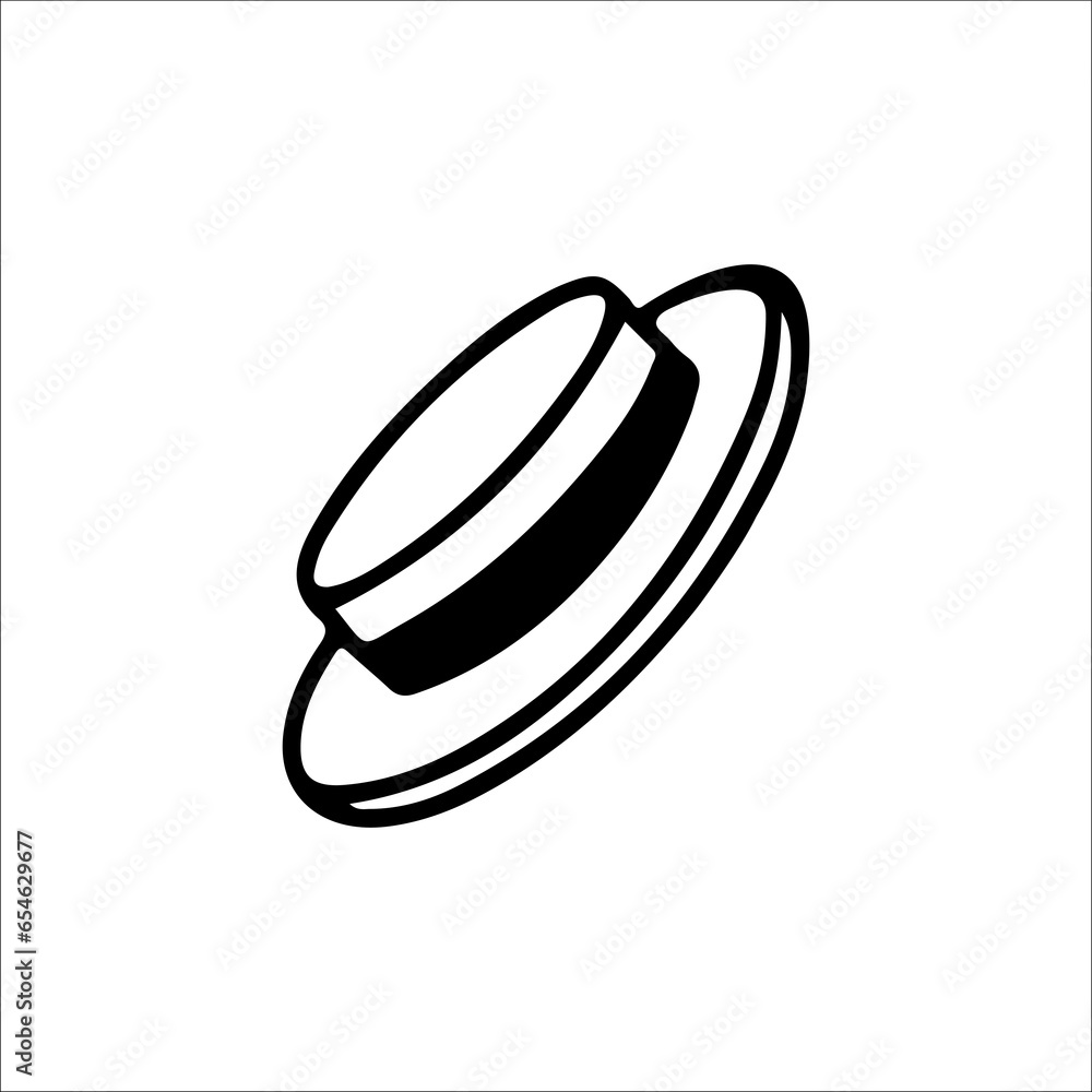 concept outline hat vector illustration concept outline hat vector illustration