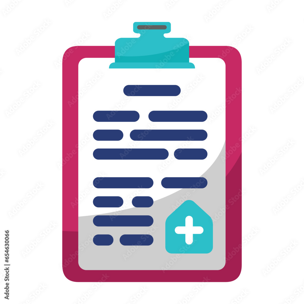 Medical document icon design illustration. Vector design Medical document icon design illustration. Vector design
