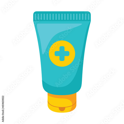 Medical cream icon design illustration. Vector design